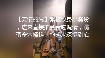 【无情的屌】紧接纹身小骚货，进来直接推到舌吻调情，跳蛋塞穴揉搓，抱起来深插到底