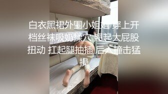 白衣黑裙外围小姐姐 穿上开档丝袜吸奶揉穴 翘起大屁股扭动 扛起腿抽插 后入撞击猛操