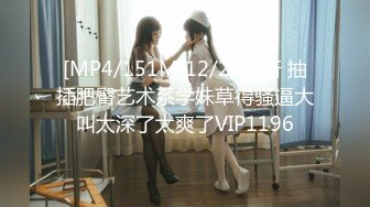 [MP4/151M]12/26最新 抽插肥臀艺术系学妹草得骚逼大叫太深了太爽了VIP1196