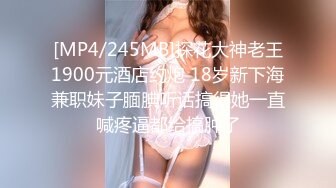 [MP4/245MB]探花大神老王1900元酒店约炮 18岁新下海兼职妹子腼腆听话搞得她一直喊疼逼都给搞肿了