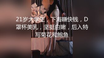 21岁大学生，下海赚快钱，D罩杯美乳，坚挺白嫩，后入特写菊花和鲍鱼