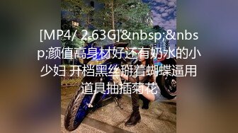 [MP4/ 2.63G]&nbsp;&nbsp;颜值高身材好还有奶水的小少妇 开档黑丝掰着蝴蝶逼用道具抽插菊花