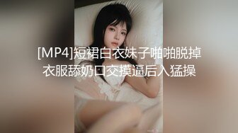 [MP4]短裙白衣妹子啪啪脱掉衣服舔奶口交摸逼后入猛操