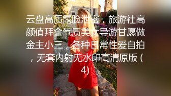 云盘高质露脸泄密，旅游社高颜值拜金气质美女导游甘愿做金主小三，各种日常性爱自拍，无套内射无水印高清原版 (4)