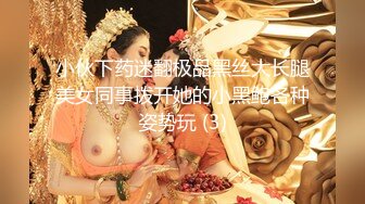 小伙下药迷翻极品黑丝大长腿美女同事拨开她的小黑鲍各种姿势玩 (3)