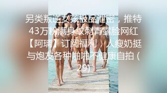 另类叛逆女孩极品泄密，推特43万粉满身纹刺青露脸网红【阿璃】订阅福利，人瘦奶挺与炮友各种啪啪不健康自拍 (29)