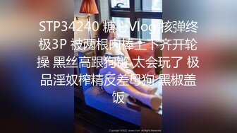 STP34240 糖心Vlog 核弹终极3P 被两根肉棒上下齐开轮操 黑丝高跟狗链 太会玩了 极品淫奴榨精反差母狗 黑椒盖饭